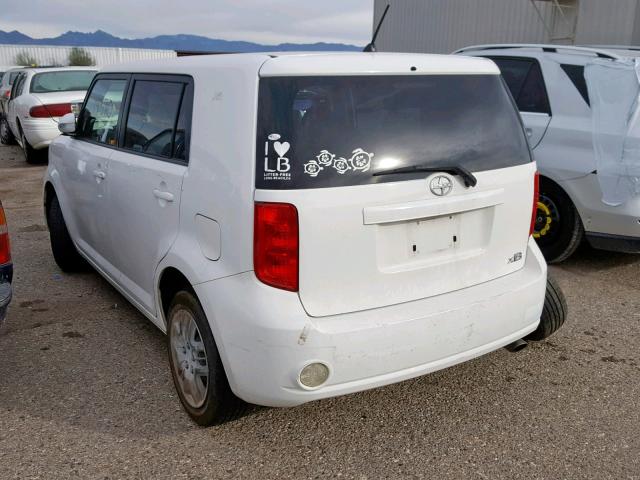 JTLKE50E181008847 - 2008 TOYOTA SCION XB Ақ фото 3