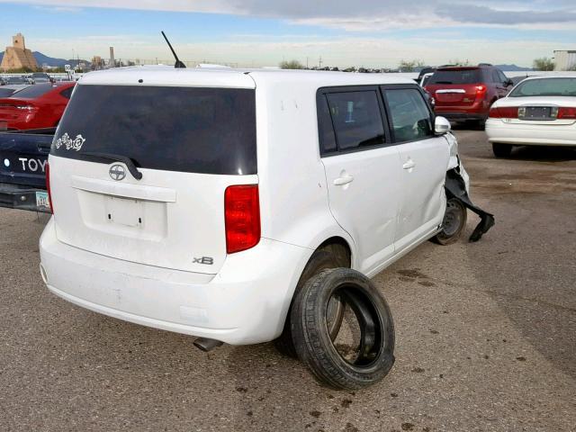 JTLKE50E181008847 - 2008 TOYOTA SCION XB Ақ фото 4