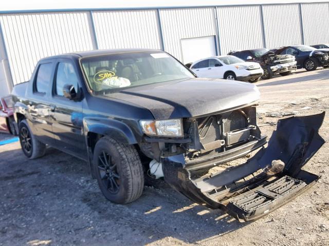 2HJYK16556H537114 - 2006 HONDA RIDGELINE BLACK photo 1