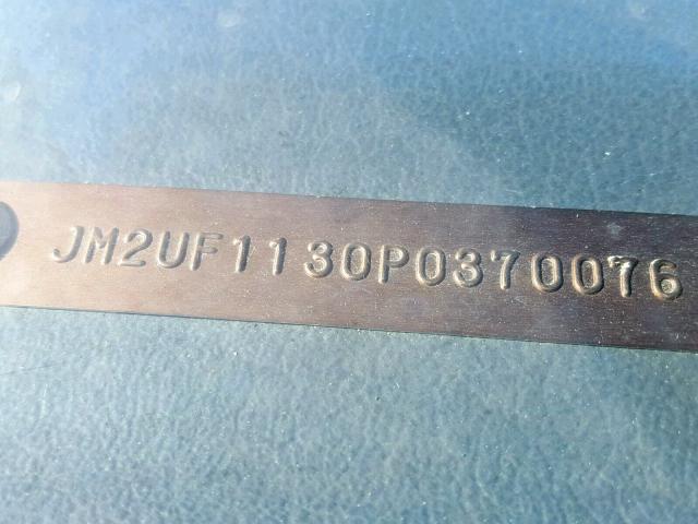 JM2UF1130P0370076 - 1993 MAZDA B2200 SHOR BLUE photo 10