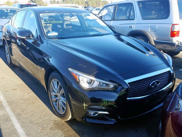 JN1BV7AP8FM343996 - 2015 INFINITI Q50 BASE BLACK photo 1