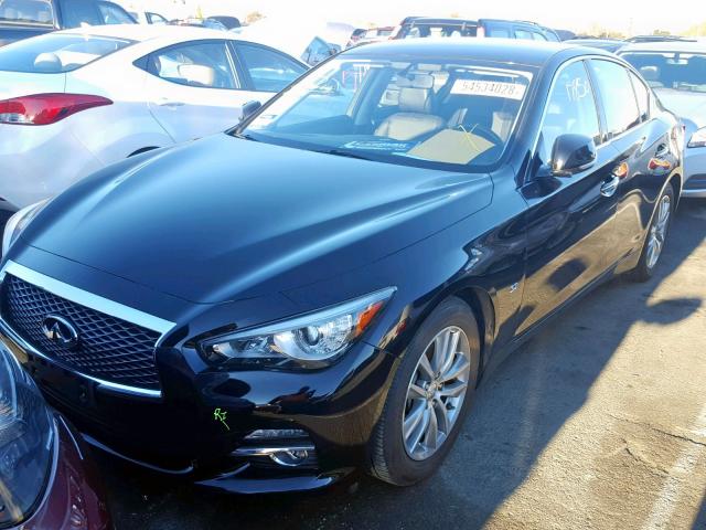 JN1BV7AP8FM343996 - 2015 INFINITI Q50 BASE BLACK photo 2