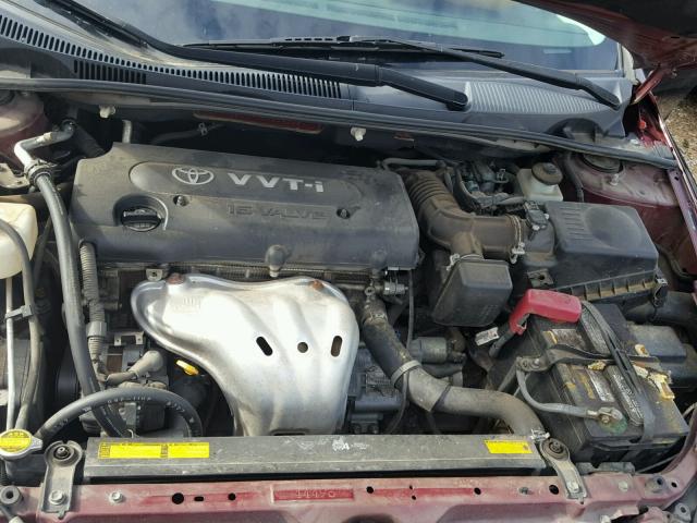 JTKDE167X80249665 - 2008 TOYOTA SCION TC იასამნისფერი ფოტო 7