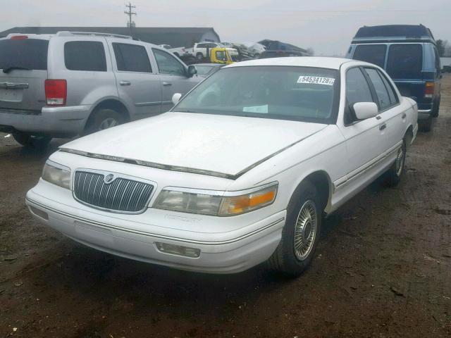 2MELM74W6VX617158 - 1997 MERCURY GRAND MARQ WHITE photo 2