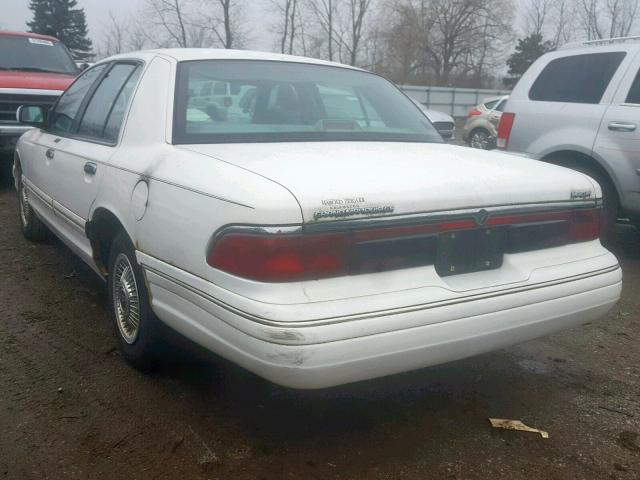 2MELM74W6VX617158 - 1997 MERCURY GRAND MARQ WHITE photo 3