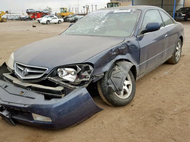 19UYA42491A030733 - 2001 ACURA 3.2CL BLUE photo 2