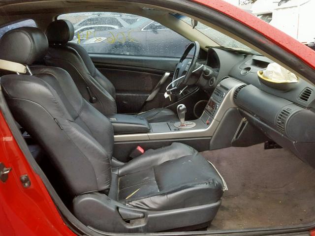 JNKCV54E14M811062 - 2004 INFINITI G35 RED photo 5