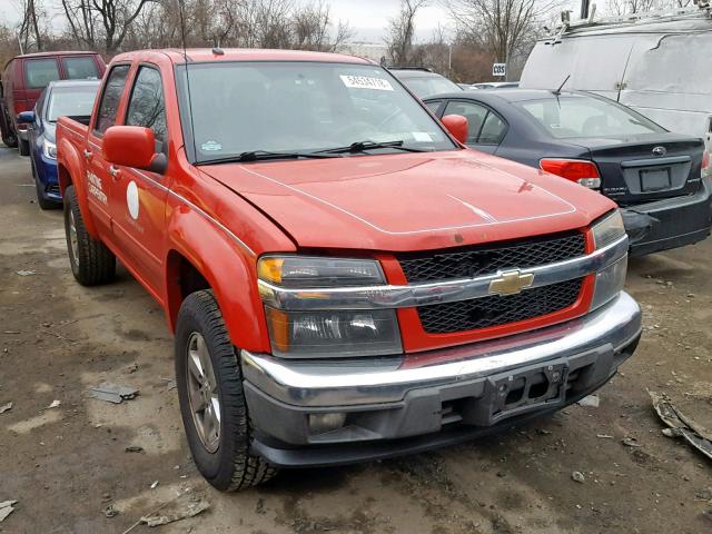 1GCHTDFE1B8119197 - 2011 CHEVROLET COLORADO L RED photo 1
