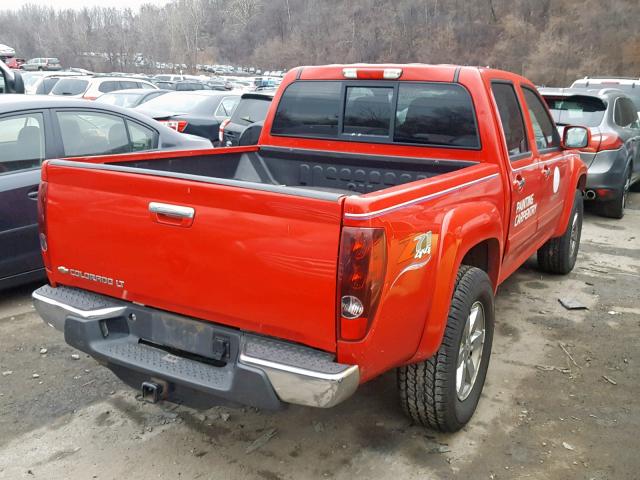 1GCHTDFE1B8119197 - 2011 CHEVROLET COLORADO L RED photo 4