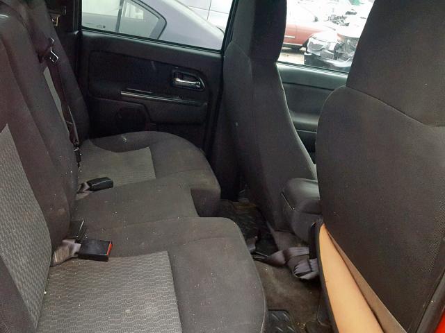 1GCHTDFE1B8119197 - 2011 CHEVROLET COLORADO L RED photo 6