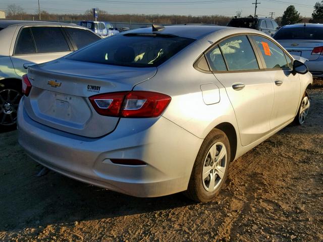 1G1BC5SM0J7208944 - 2018 CHEVROLET CRUZE LS SILVER photo 4