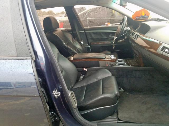 WBAGN63525DS57328 - 2005 BMW 745 LI BLUE photo 5