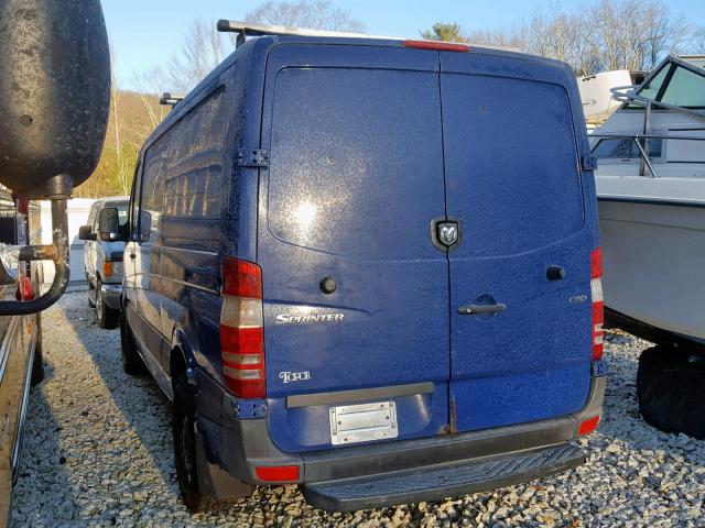 WD0PE745X85273533 - 2008 DODGE SPRINTER 2 BLUE photo 3