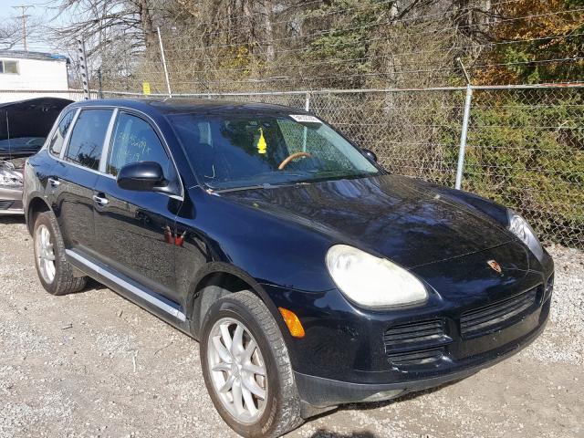 WP1AB29P24LA69768 - 2004 PORSCHE CAYENNE S BLACK photo 1