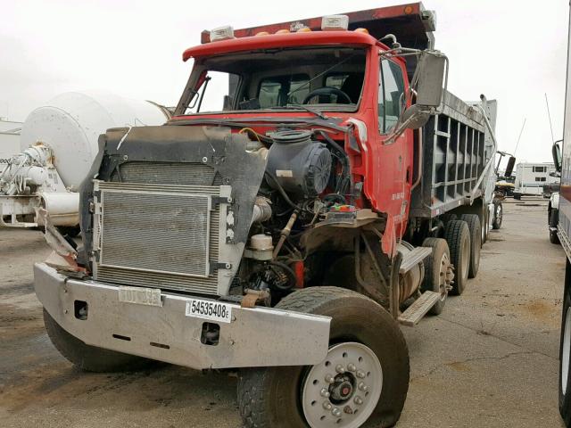 2FZHAZCK17AW81692 - 2007 STERLING TRUCK LT 9500 RED photo 2