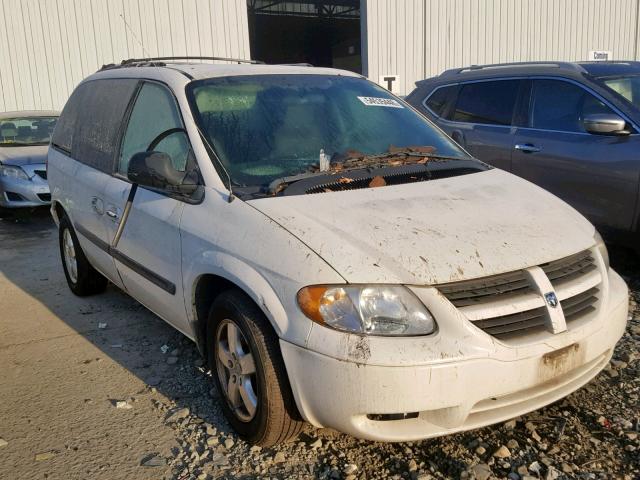 1D4GP45R86B757365 - 2006 DODGE CARAVAN SX WHITE photo 1