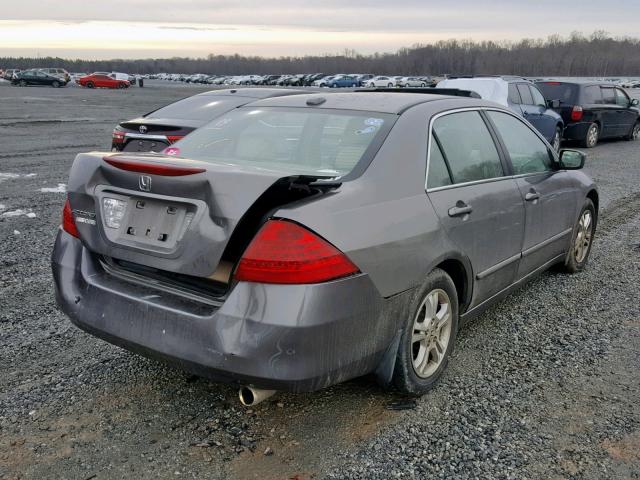 1HGCM56867A205145 - 2007 HONDA ACCORD EX BROWN photo 4