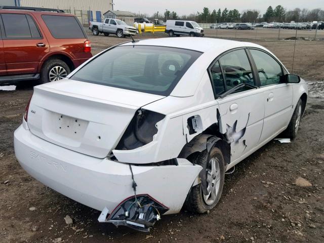 1G8AJ55F86Z179110 - 2006 SATURN ION LEVEL WHITE photo 4