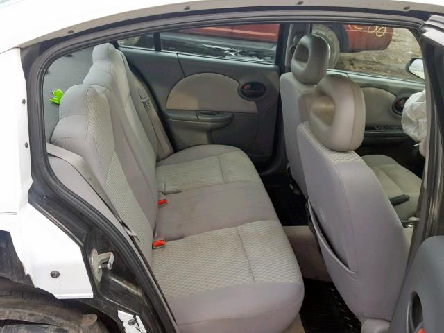 1G8AJ55F86Z179110 - 2006 SATURN ION LEVEL WHITE photo 6