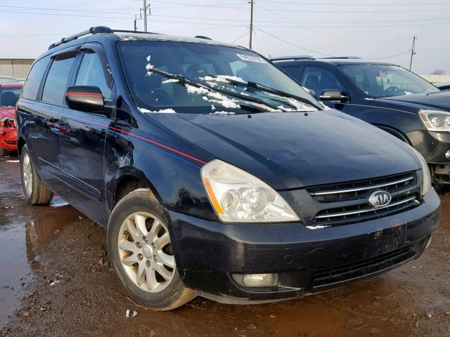 KNDMB233466097982 - 2006 KIA SEDONA EX BLACK photo 1