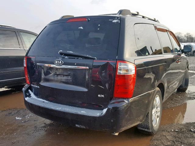 KNDMB233466097982 - 2006 KIA SEDONA EX BLACK photo 4