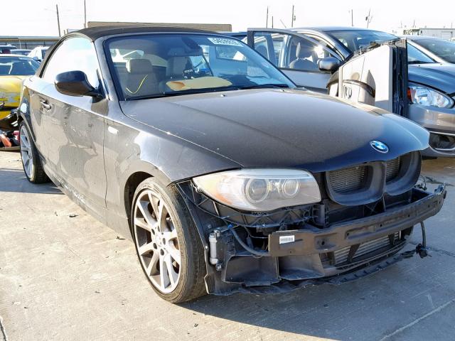 WBAUN7C52CVM26022 - 2012 BMW 135 I BLACK photo 1