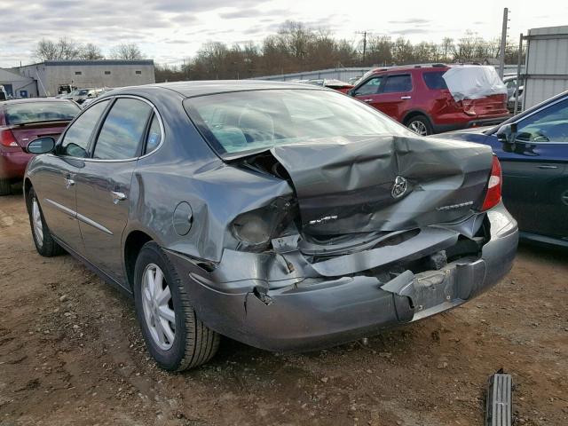 2G4WC562951219392 - 2005 BUICK LACROSSE C GRAY photo 3