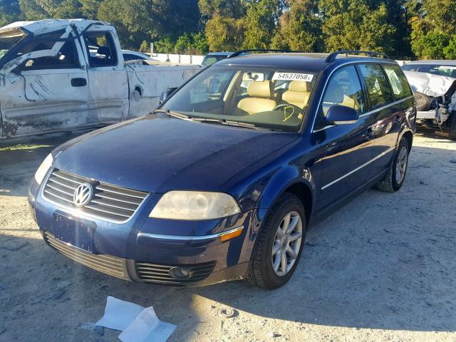 WVWVD63B34E234457 - 2004 VOLKSWAGEN PASSAT GLS BLUE photo 2