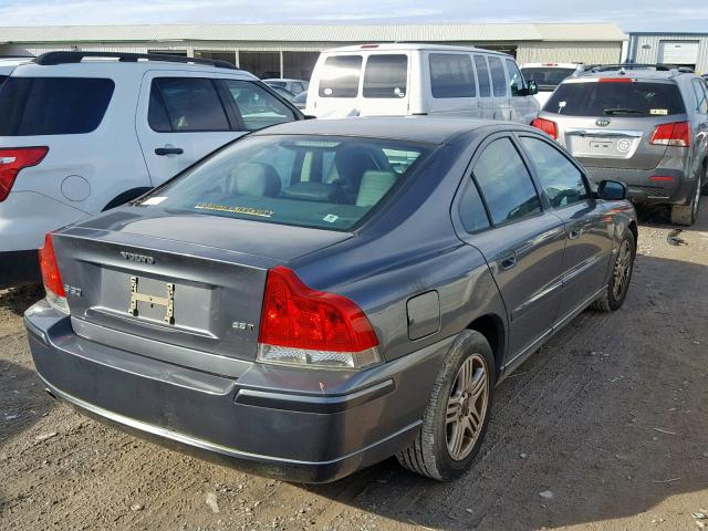 YV1RS592462554698 - 2006 VOLVO S60 2.5T GRAY photo 4