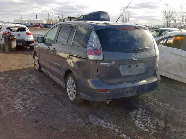 JM1CR193470131979 - 2007 MAZDA 5 GRAY photo 3