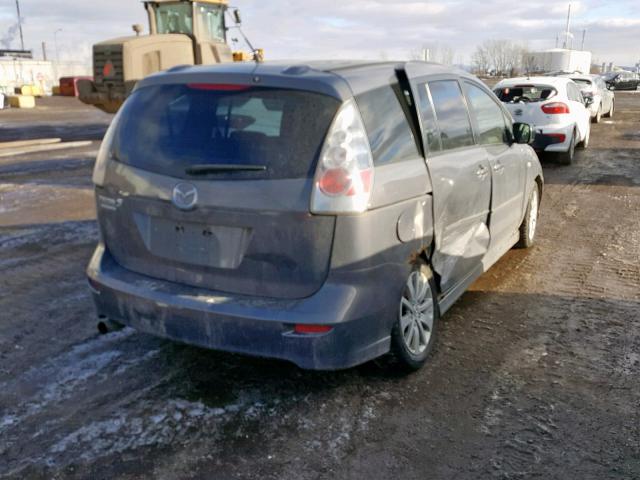 JM1CR193470131979 - 2007 MAZDA 5 GRAY photo 4