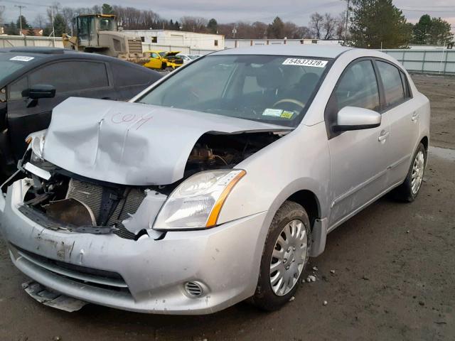 3N1AB6AP0AL701562 - 2010 NISSAN SENTRA 2.0 SILVER photo 2