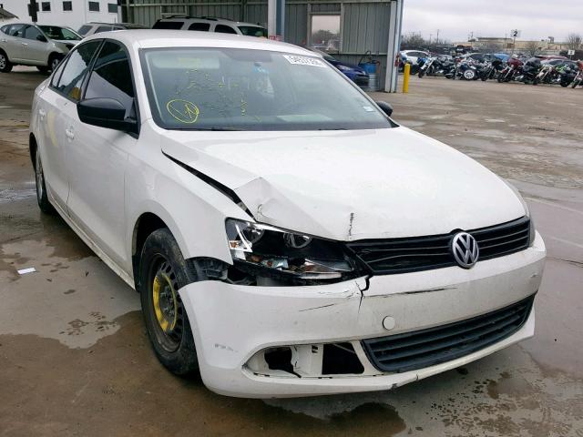 3VW2K7AJXDM267861 - 2013 VOLKSWAGEN JETTA BASE Սպիտակ լուսանկար 1