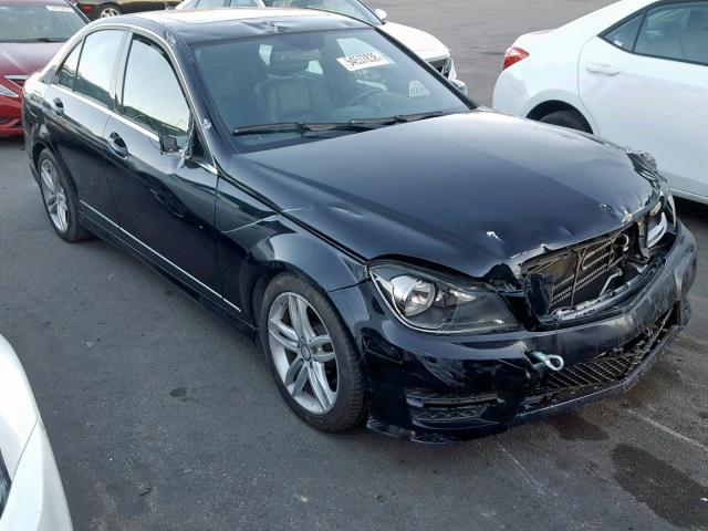 WDDGF4HBXDA785837 - 2013 MERCEDES-BENZ C 250 BLACK photo 1