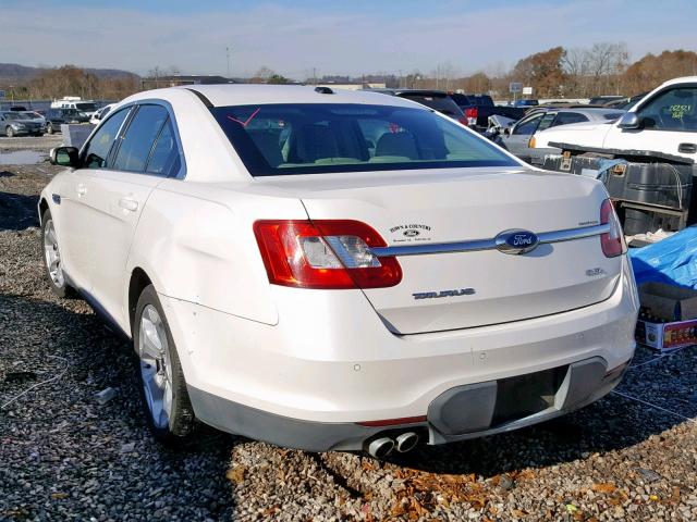 1FAHP2EW4BG183166 - 2011 FORD TAURUS SEL WHITE photo 3