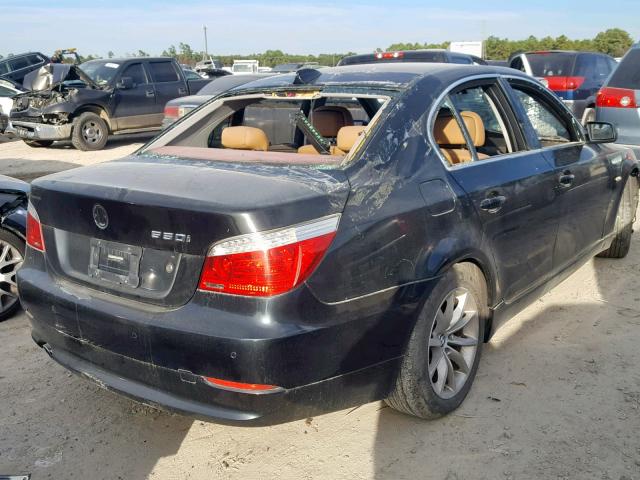 WBANW53598CT51523 - 2008 BMW 550 I BLACK photo 4