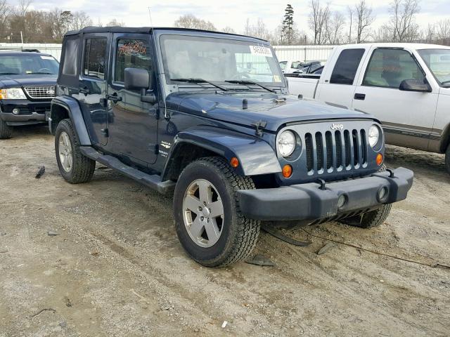 1J4GA59147L175388 - 2007 JEEP WRANGLER S BLUE photo 1