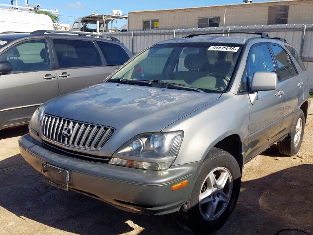 JT6GF10U5Y0051759 - 2000 LEXUS RX 300 GRAY photo 2