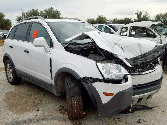 3GNAL2EK6DS575923 - 2013 CHEVROLET CAPTIVA LS WHITE photo 1