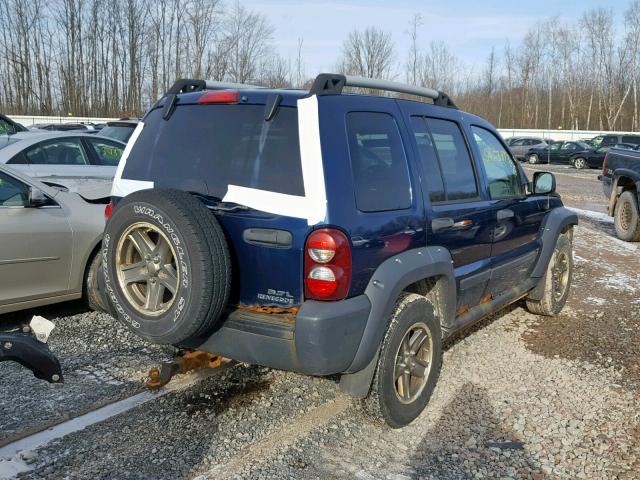 1J4GL38K45W649991 - 2005 JEEP LIBERTY RE BLUE photo 4