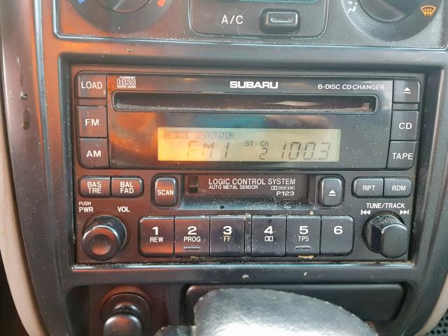 JF1SF65612H707819 - 2002 SUBARU FORESTER S Qara foto 9