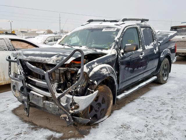 1N6AD07W68C422302 - 2008 NISSAN FRONTIER C BLACK photo 2