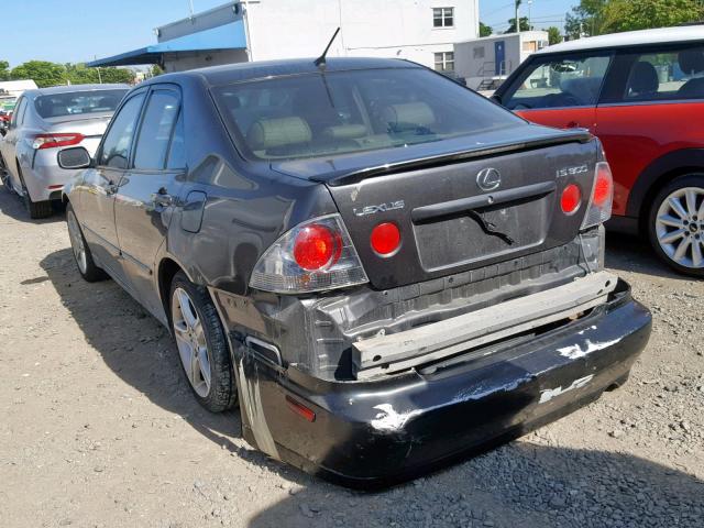 JTHBD192950094831 - 2005 LEXUS IS 300 BLUE photo 3