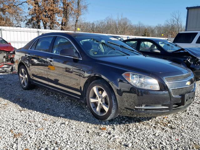 1G1ZC5E03CF150487 - 2012 CHEVROLET MALIBU 1LT BLACK photo 1