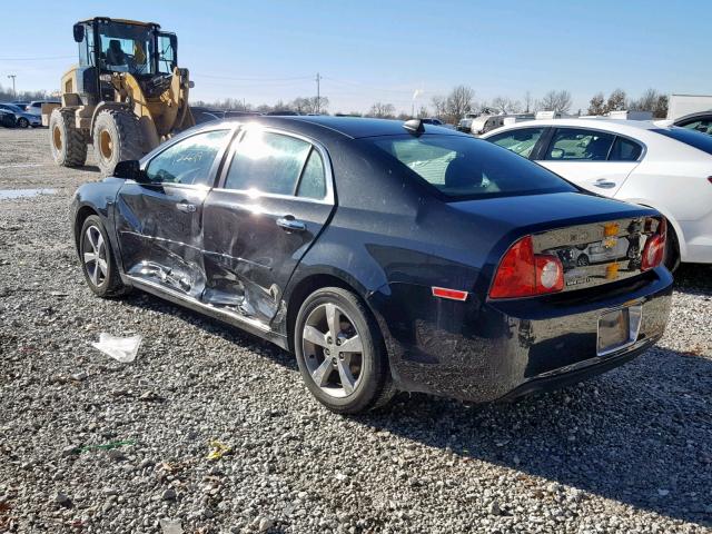 1G1ZC5E03CF150487 - 2012 CHEVROLET MALIBU 1LT BLACK photo 3