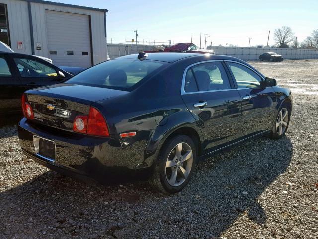 1G1ZC5E03CF150487 - 2012 CHEVROLET MALIBU 1LT BLACK photo 4