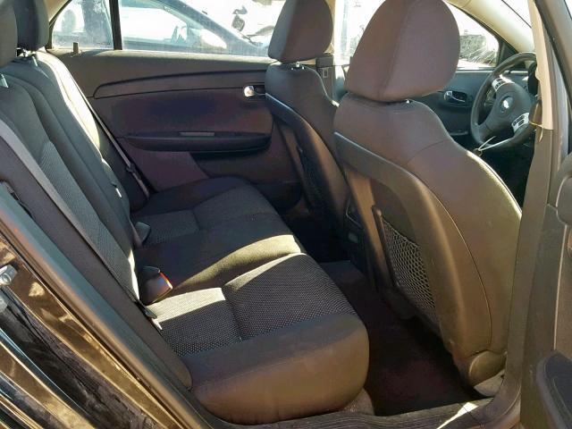 1G1ZC5E03CF150487 - 2012 CHEVROLET MALIBU 1LT BLACK photo 6