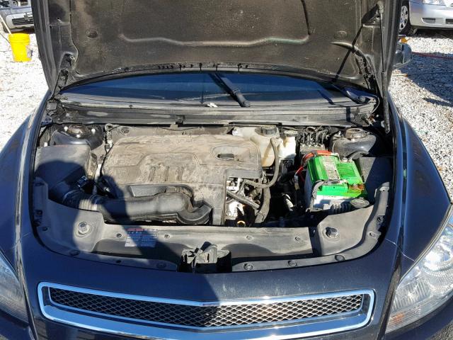 1G1ZC5E03CF150487 - 2012 CHEVROLET MALIBU 1LT BLACK photo 7