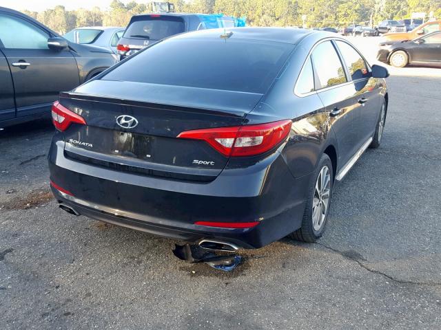 5NPE34AF6FH103099 - 2015 HYUNDAI SONATA SPO BLACK photo 4