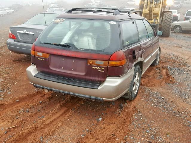 4S3BG6858X7629661 - 1999 SUBARU LEGACY OUT MAROON photo 3